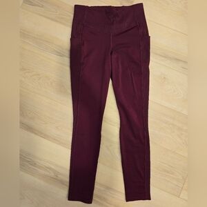 Women's The North Face Leggings, Large Burgandy